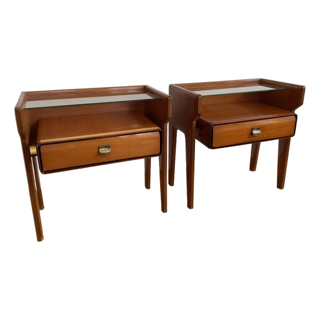 Vittorio Dassi 1950s Side Tables, a Pair For Sale