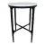 Modern White Marble Side Table For Sale