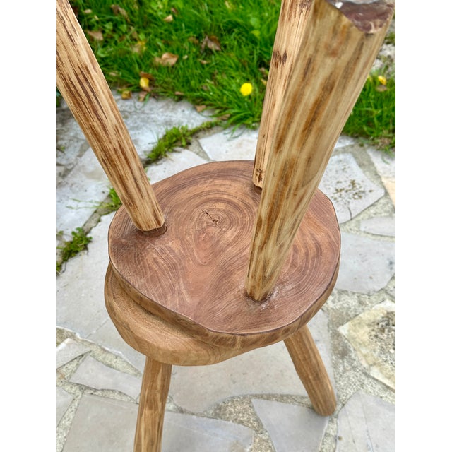 Vintage Brutalist Stools, 1950s, Set of 2 For Sale - Image 4 of 18