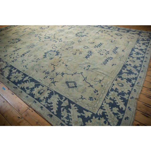 Vintage Distressed Oushak Carpet - 11' x 16'3" For Sale - Image 12 of 13