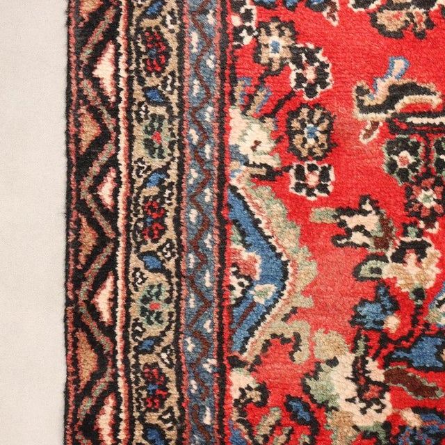 Textile Middle Eastern Mehraban Rug For Sale - Image 7 of 9
