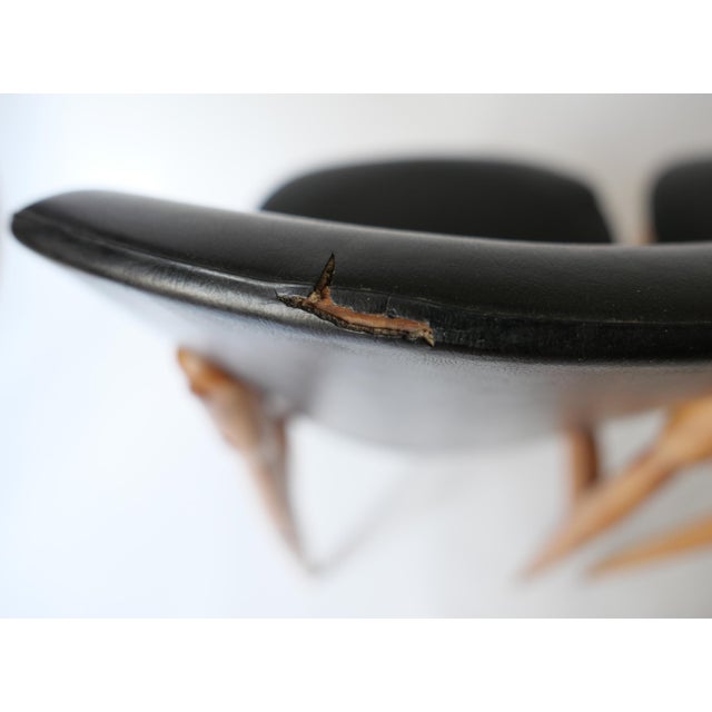 Black Vintage Chairs by Pierre Guariche, 1960s, Set of 2 For Sale - Image 8 of 11