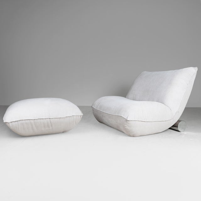 Valentina Chair with Ottoman by Carla Venosta for Cinova, Set of 2 For Sale - Image 18 of 18