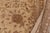 Tan Shabby Chic Ziegler Beige Tan Hand-Knotted Wool Rug - 8'10'' X 11'9'' For Sale - Image 8 of 8