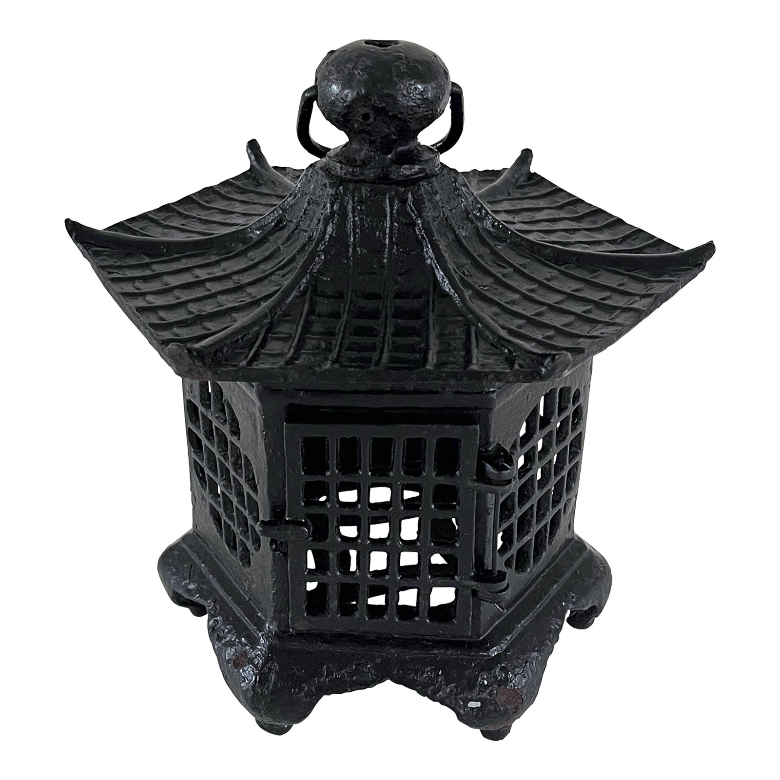 Cast Iron Pagoda Lantern | Chairish