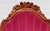 Vintage Victorian Revival Mahogany His & Hers Parlor Chairs Red Velvet Pair For Sale - Image 11 of 18