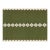 Handmade New Zealand Wool Dhurrie, Olive Green and White Diamond Rug- 4'x6' For Sale