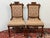 Design Plus Gallery presents a Pair of Needlepoint Parlor Side Chairs from the Late 19th Century Victorian Era. The chairs...