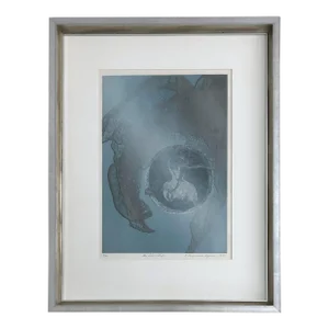 A Vintage 1974 Lithograph 4/10 "The Silver Web" by East Coast Artist Elinor Anderson Bynum
