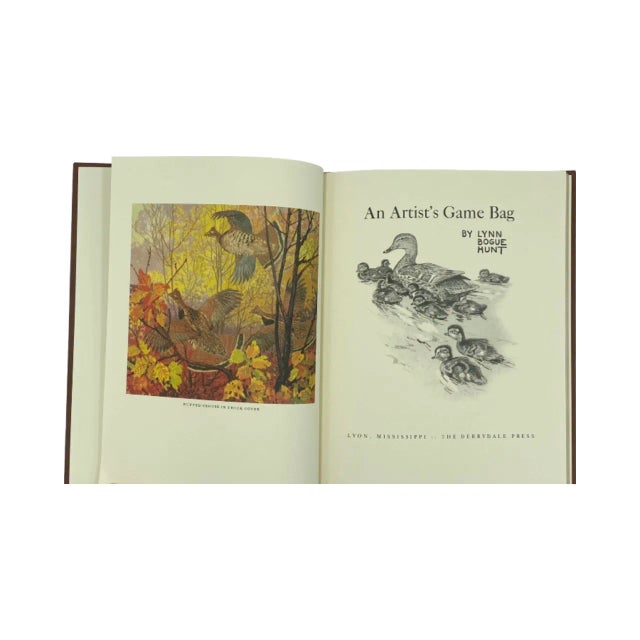 Vintage an Artist's Game Bag Lynn Bogue Hunt Derrydale Press Book LTD Ed 1990 For Sale - Image 10 of 12