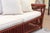 Vintage Palecek President's Sofa & Chair 3 Piece Rattan Patio Sofa & Chair Set For Sale - Image 17 of 18