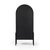 Four Hands Tolle Panel Door Cabinet, Drifted Matte Black For Sale - Image 12 of 13