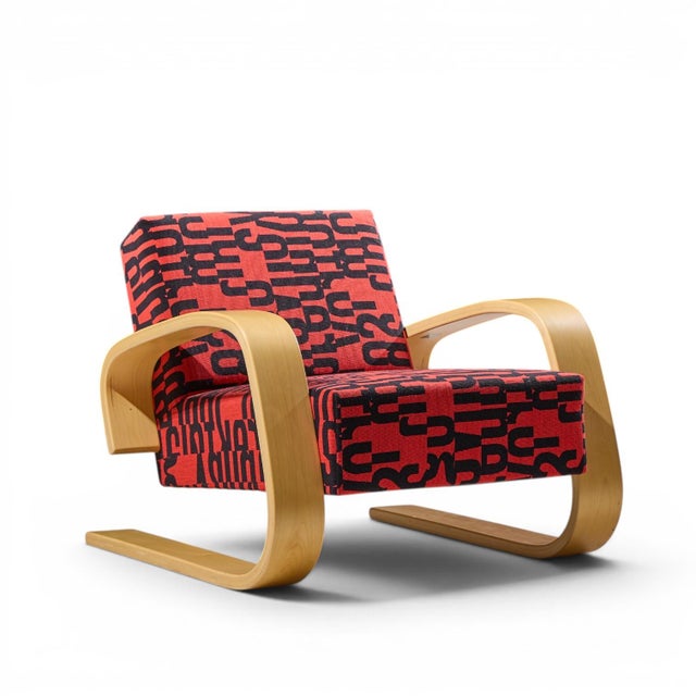 Artek Alvar Aalto Armchair 400 Tank Mid Century Bentwood Lounge Chairs - Pair For Sale - Image 4 of 13