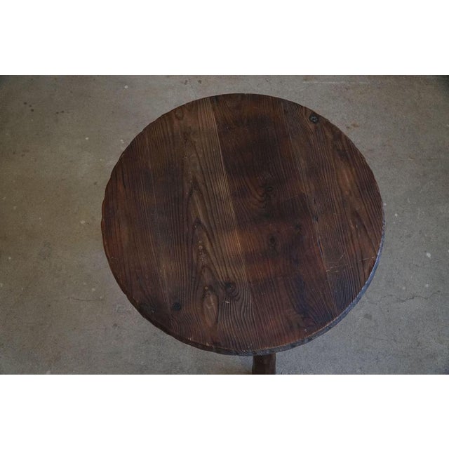 Wood Mid-Century Modern Swedish Carved Wabi Sabi Coffee Table in Pine, 1960s For Sale - Image 7 of 13