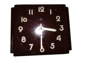 Art Deco Bakelite Hanging Clock Metron