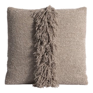 Lancaster Signature Fringe Pillow in Berber Blush For Sale