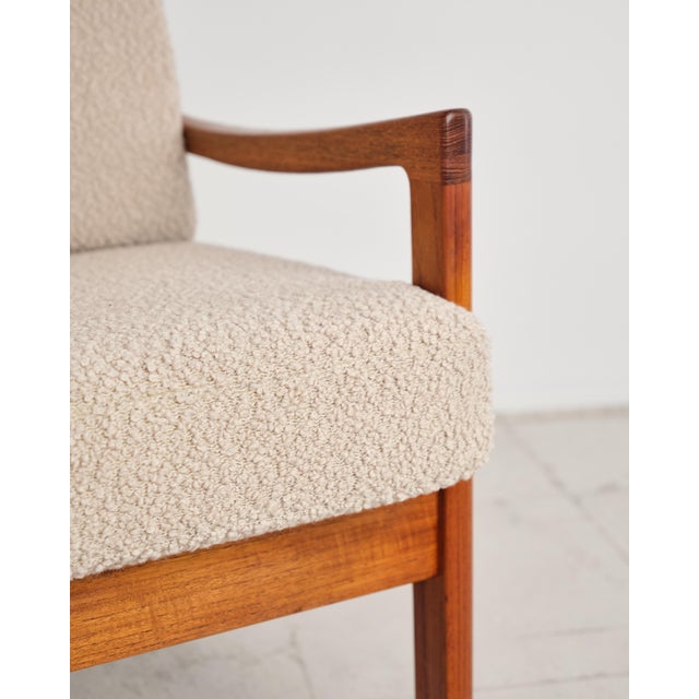 Mid-Century Senator Series Two-Seat Sofa in Teak by Ole Wanscher for France & Søn, 1950s For Sale - Image 10 of 18