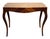 Italian Mid 20th Century Italian Walnut Parquetry Inlay Writing Table Desk For Sale - Image 3 of 10