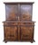 17th Century Burl Walnut Veneer Cabinet Flemish German Low Country For Sale