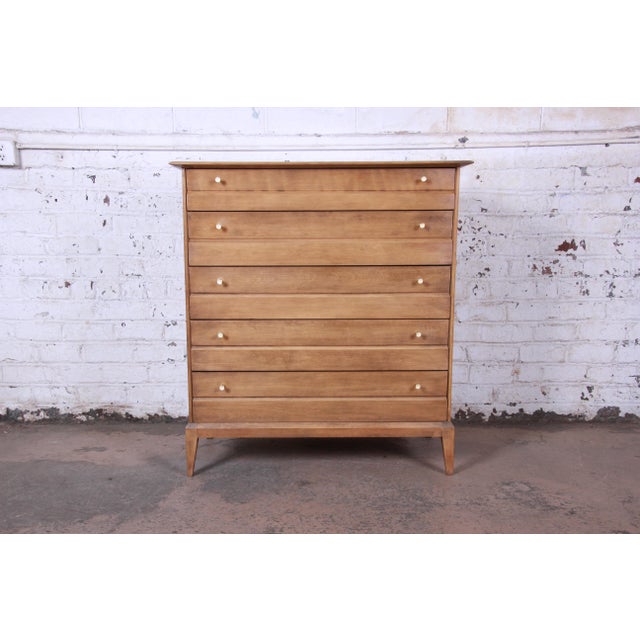 Heywood Wakefield MidCentury Modern Highboy Dressers Chairish