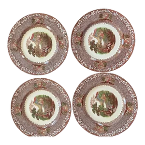 1950s Royal Stafford Jenny Lind Dinner Plates