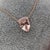2.7ct Morganite Pendant Necklace With Natural Diamonds in Solid 14k Gold For Sale In Columbus - Image 6 of 7