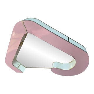 Vintage Pink Ear / Heart Vanity Mirror For Sale