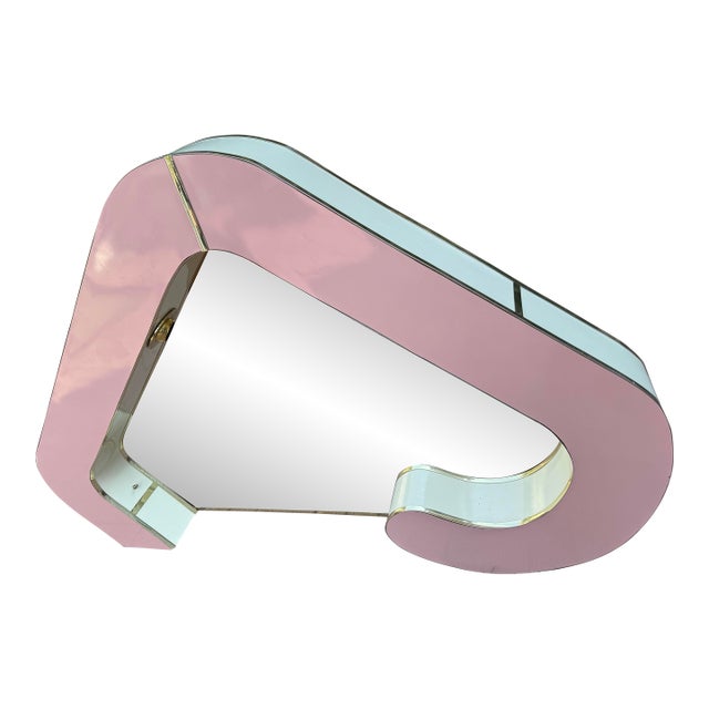 Vintage Pink Ear / Heart Vanity Mirror For Sale