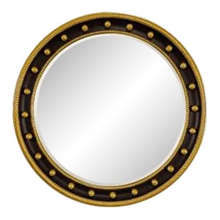 Friedman Brothers The NEw Biltmore Round Mirror in Classic Gold - 36" For Sale