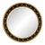 Friedman Brothers The NEw Biltmore Round Mirror in Classic Gold - 36" For Sale