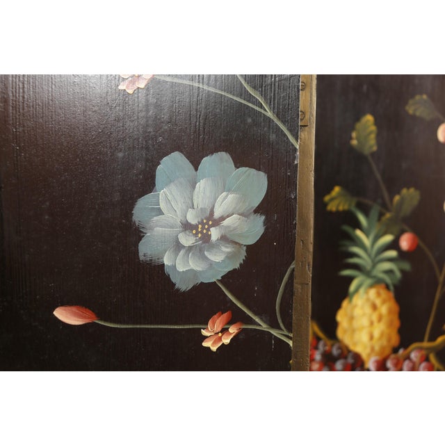 Italian Renaissance Style Hand Painted Screen For Sale - Image 4 of 13