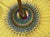 Indonesian Parasol in Wallpaper, Wood and Wool, 1950s For Sale - Image 14 of 17