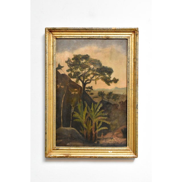 French Artist, Animated Scene, 1800s, Oil Painting, Framed For Sale - Image 6 of 6