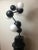 Metal Robert Sonneman Style Molecule Lamp in Black For Sale - Image 7 of 8
