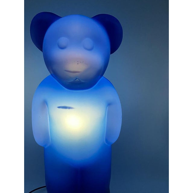 Postmodern Blue Bear Lamp by Heinz Klein for Elmar Flötotto, Germany, 1990s For Sale - Image 15 of 18