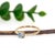 Brazilian Aquamarine Ring W Natural Diamond Accents in Solid 14k Gold | Rd 4mm, Size 6.75 For Sale - Image 4 of 7