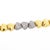 Art Deco 18k Gold Heart Charm Link 3.5 Carat Pave Diamond Bracelet For Sale - Image 3 of 9