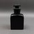 Mid 20th Century Bohemian Mary Gregory Enamel Black Amethyst Art Glass Bottle For Sale - Image 5 of 10