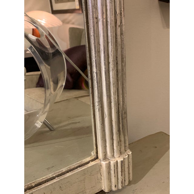 French 19th Century French Silver Gilt Mirror For Sale - Image 3 of 5