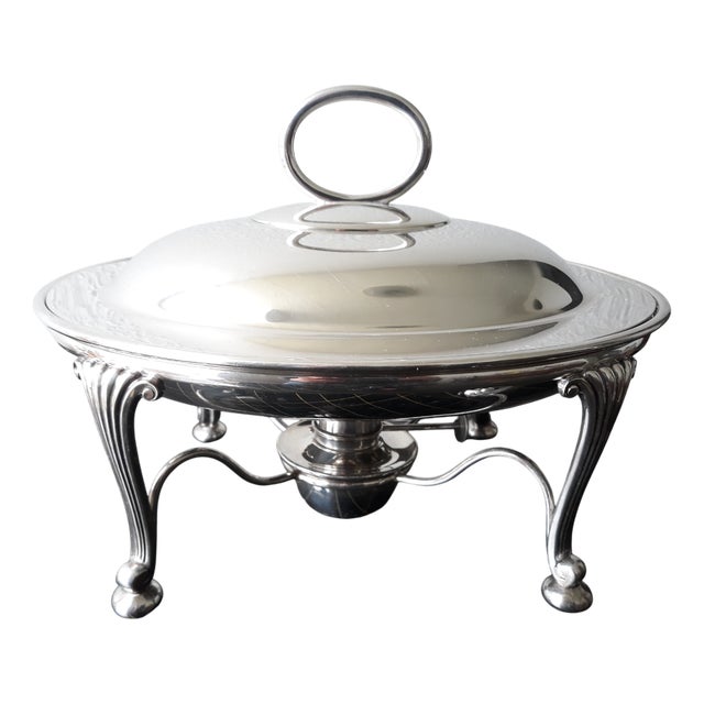 Antique Silver-Plated Food Warmer from W. H. & S. Cross Arrows William Hutton & Sons, 1900s, Set of 6 For Sale