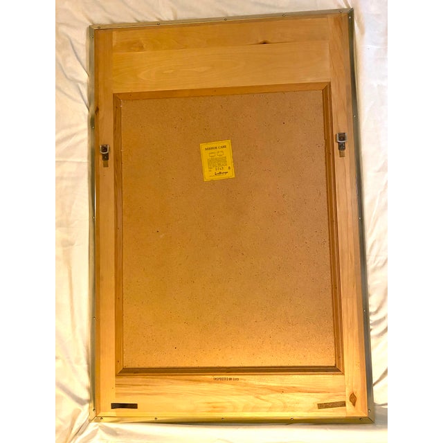 1970s LaBarge Hand Painted Chinoiserie Wall Mirror For Sale - Image 14 of 16