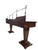 Late 19th Century Monumental Antique English Regency Revival Flame Mahogany Executive Desk For Sale In Chicago - Image 6 of 12