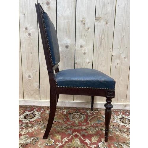Napoleon III Chairs in Mahogany, Set of 16 For Sale - Image 10 of 11