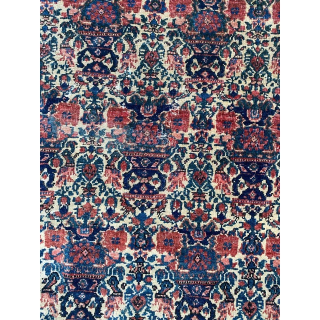 1920s Vintage Floral Fine Abadeh Rug, 1920s For Sale - Image 5 of 18