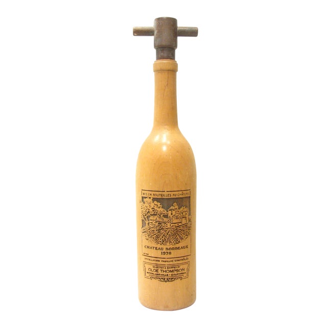 Vintage Wine Bottle Pepper Mill, C. 1970 Chairish