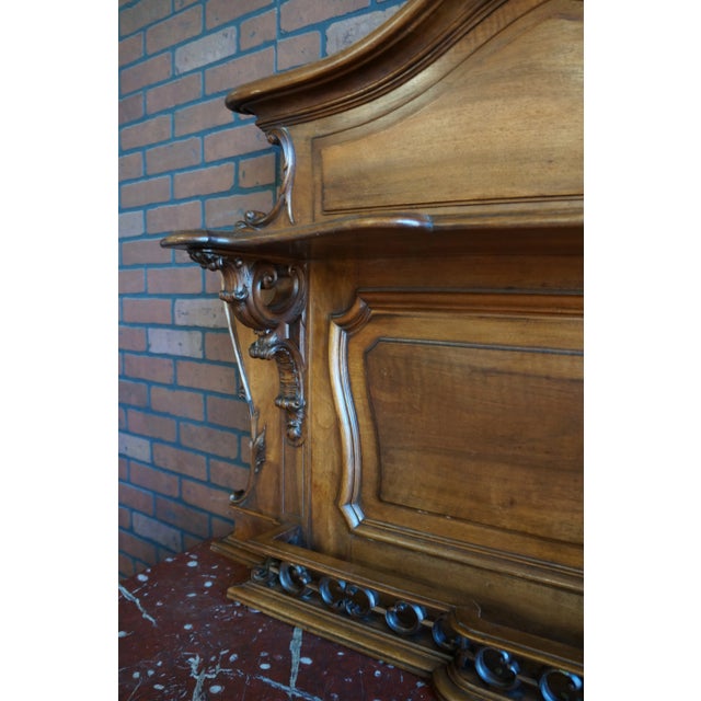 Antique French Marble Top Louis XV Buffet For Sale - Image 4 of 11