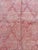 Soft Blush Pink Moroccan Wool Rug - 11.4 X 6.6 Ft For Sale - Image 4 of 9