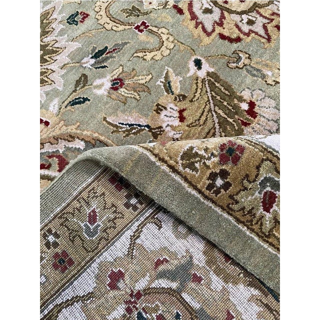 Textile 10x14 Indian Agra Area Rug - 106226 For Sale - Image 7 of 15