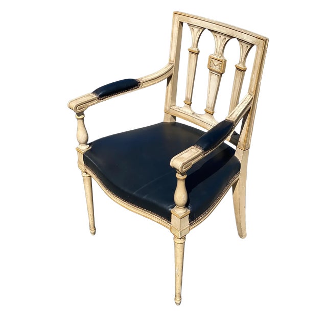 Brown Early 20th Century Antique French Chairs - a Pair For Sale - Image 8 of 9