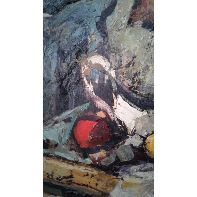 Still Life by Harry Shoulberg (American 1903-1995) Oil on Canvas , 24" x 30", signature in lower right corner, wood frame...